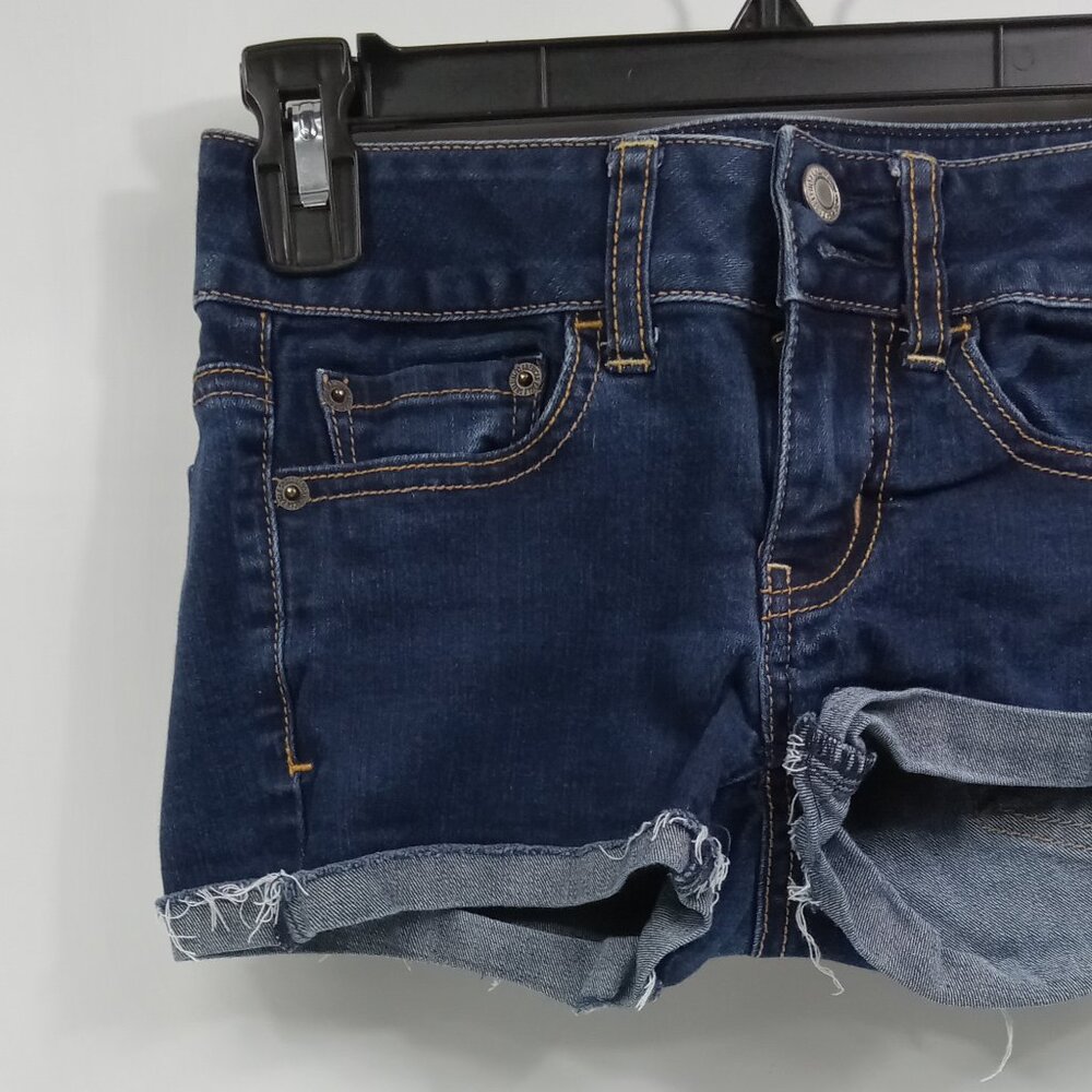 American Eagle Artist Super Stretch Denim Shorts Size 00 - Picture 2 of 8
